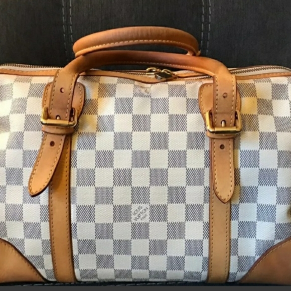 Louis Vuitton Damier Berkeley Azure Satchel Bag - Picture 6 of 7